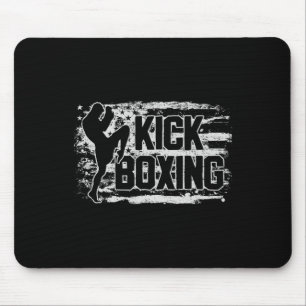 Kickboksen Kickboxer VS Amerikaanse Vlag Cadeau Vr Muismat