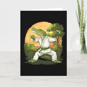 Kickboksen Krokodil Taekwondo Karate Mma Grappig M Kaart