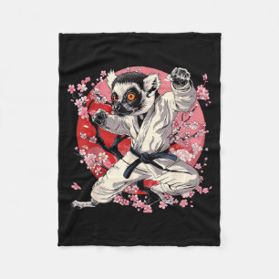 Kickboksen Lemur Vechtkunst Karate Jiu-Jitsu MMA Fleece Deken