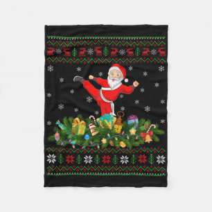 Kickboksen Martial Art Liefhebber Xmas Lelijke Kic Fleece Deken