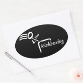 Kickboksen meisje stickers (Envelop)