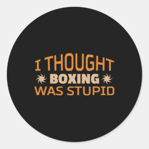 Kickboksen Muay Thai Boksen _1  Ronde Sticker