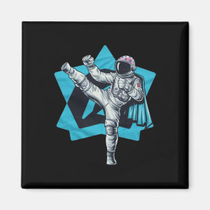 Kickboksen Muay Thai Taekwondo Hoge Trap Grappig A Magneet