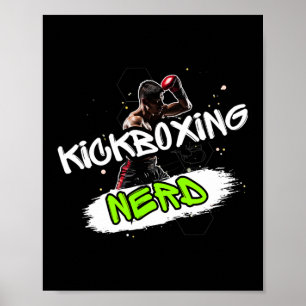 Kickboksen Nerd Poster