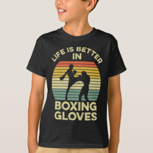 Kickboksen ontwerp voor een Muay Thai-vechter T-shirt