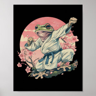 Kickboksen Sakura Jiu-jitsu Judo Mma Toad Taekwond Poster