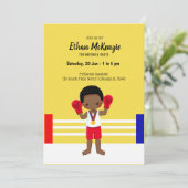 Kickboksen sport kaart (Staand voorkant)