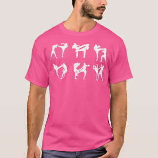 Kickboksen Taekwondo Jiu Jitsu Karate T-shirt