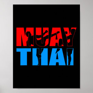 Kickboksen Vechtkunst Thaiboksen Muay Thai Poster