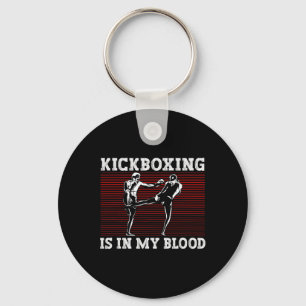 Kickboksen Zit In Mijn Bloed Kickbokser Sleutelhanger