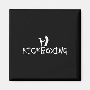 Kickbokser Kickboksen Vechtsport Boksen Mma Sparre Magneet