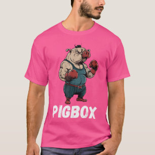 Kickbokser MMA Varkensbokser Bokshandschoenen Kick T-shirt