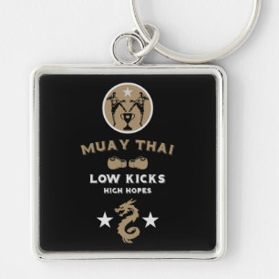Kickbokser Muay Thai Sport Sleutelhanger