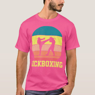 Kickbokser Silhouette Mma Kickboksen Muay Thai Lov T-shirt