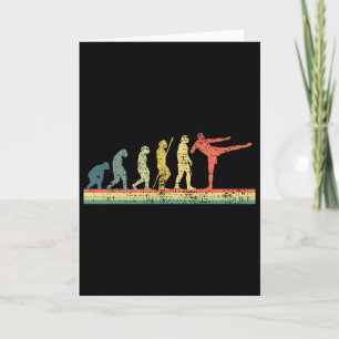 Kickboksevolutie Funny Gift T-shirt Kick Kaart