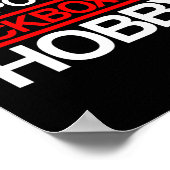 Kickboksondersteuning Kickbokstraining Poster (Hoek)