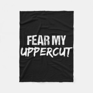 Kickbokstraining: Angst voor mijn uppercut Fleece Deken