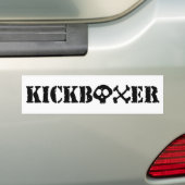 Kickboxer Bumpersticker (Op auto)