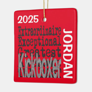 Kickboxer Extraordinaire CUSTOM Keramisch Ornament