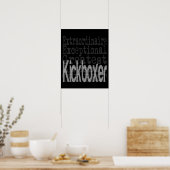 Kickboxer Extraordinaire Poster (Keuken)