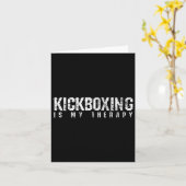 Kickboxing Boxing Material Arts Gift Kaart (Gele Bloem)