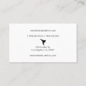 Kickboxing - Carte de visite des arts martiaux (Dos)