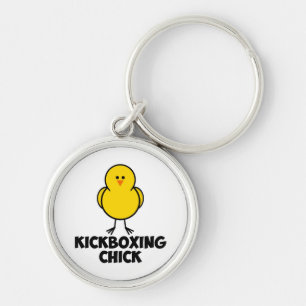 Kickboxing Chick Sleutelhanger
