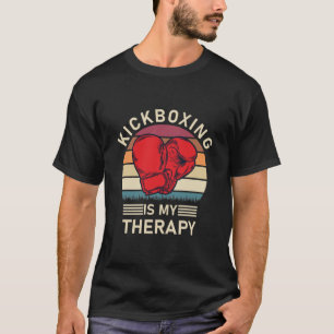 Kickboxing is mijn therapie - Boxer T-shirt