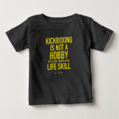 Kickboxing is not a hobby skill yellow (Voorkant)