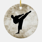 Kickboxing - Karate Ornament (Achterkant)
