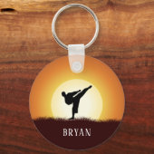 Kickboxing - Karate Sleutelhanger (Voorkant)