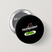 Kickboxing Nerd  Ronde Button 5,7 Cm (Voorkant /achterkant)