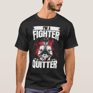 Kickboxing Vintage Ik ben een vechtster, geen gita T-shirt