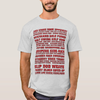 kickboxstijlen t-shirt