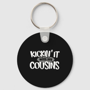 Kicken Met Mijn Neven 1 Design Sleutelhanger