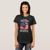 Kicker Because Quaterbacks Need Heroes Too America T-shirt (Voorkant volledig)