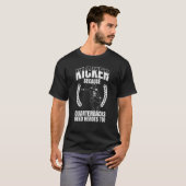 Kicker Because Quaterbacks Need Heroes Too America T-shirt (Voorkant volledig)