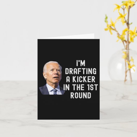 Kicker Funny Fantasy Football Dr. Kaart (Gele Bloem)