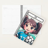 Kickin' Cutie Planner Avec Nametag Personnalisable (Devant avec enveloppe)