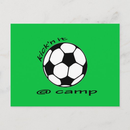 Kickin it @ Camp Briefkaart (Voorkant)