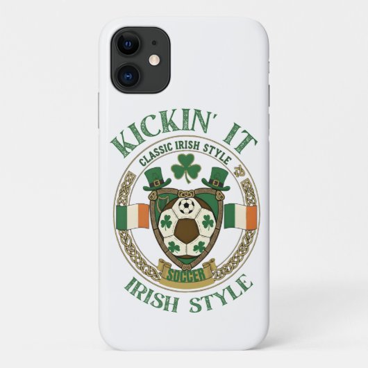 Kickin' It Iers stijl Case-Mate iPhone Case (Achterkant)