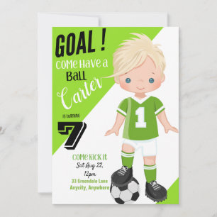 Kicking It 1 Anniversaire Carte d'invitation