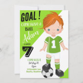 Kicking It 2 Birthday Invitation Card (Devant)