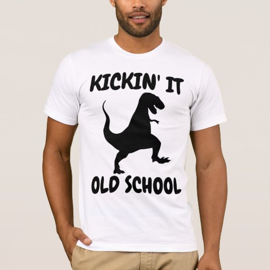 KICKING IT OLD SCHOOL T-shirts (Voorkant)