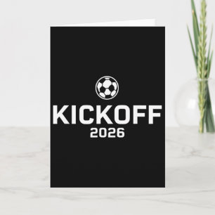 Kickoff 2026 Grappige Voetbal Koorts Fan  Kaart