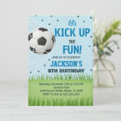 Kickoff Football Anniversaire Invitation (Debout devant)