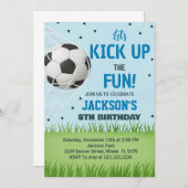 Kickoff Football Anniversaire Invitation (Devant / Derrière)