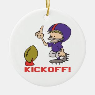 Kickoff Keramisch Ornament