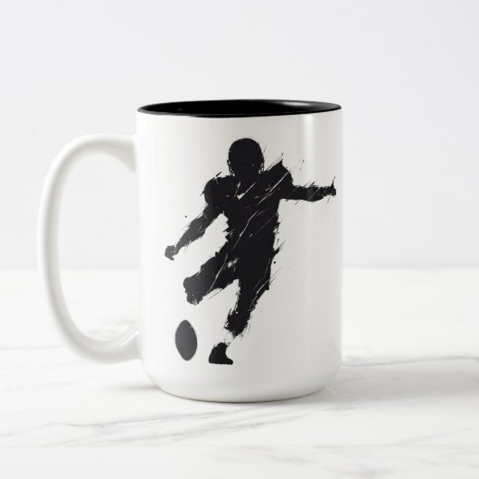 Kickoff Silhouette Tweekleurige Koffiemok (Links)