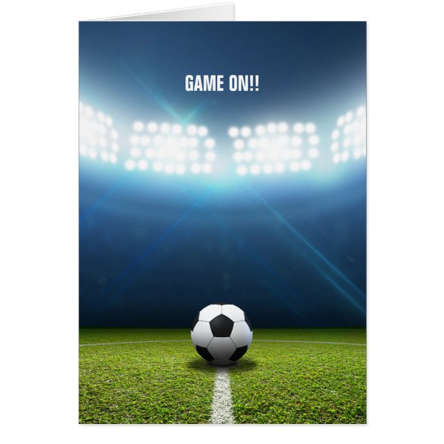 Kickoff Stadium Et Soccer Ball (Devant)